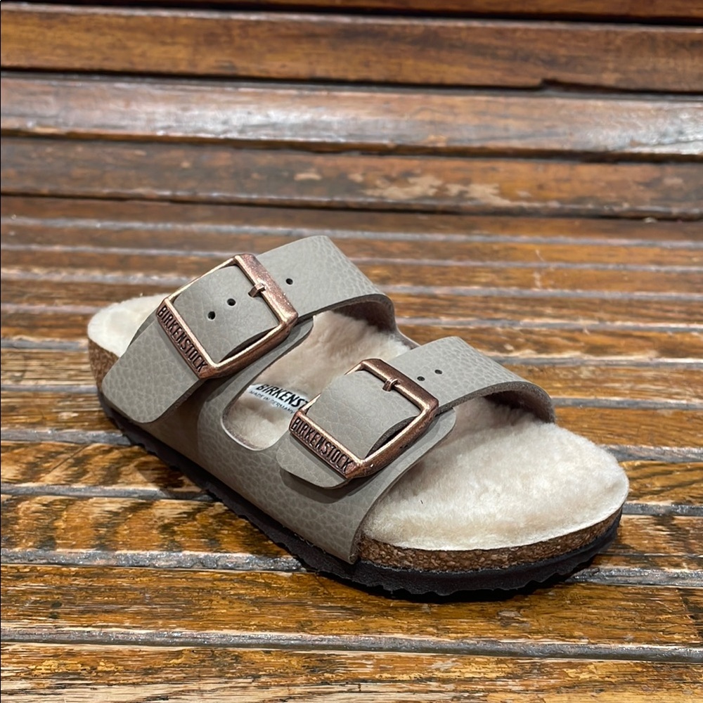 Birkenstock Tan Sandals Two-Strap Cork Footbed